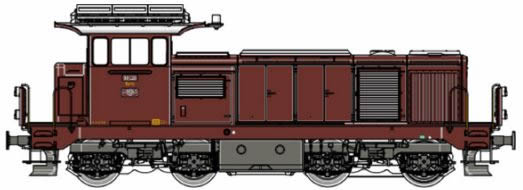 LS Models 17061 - Swiss Diesel Locomotive 18406 of the SBB
